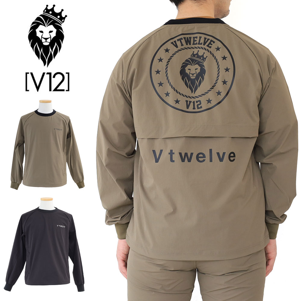 V12 ヴィトゥエルブ ゴルフ ナイロンプルオーバージャケット UT JKT ゴルフ アウター メンズ レディース v122410-jk03 ウェア アパレル