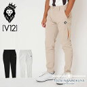 【9/10迄エントリーで19倍確定】V12 ヴィトゥエルブ SZIP PANTS パンツ ロングパンツ 長ズボン メンズ ポリエステル ストレッチ ゴルフ カジ...