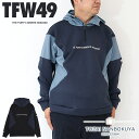 TFW49 CARDBOARD MATERIAL HOODIE ティーエフダブリュー カードボード マテリアル フーディー パーカー ダンボールニット GOLF...