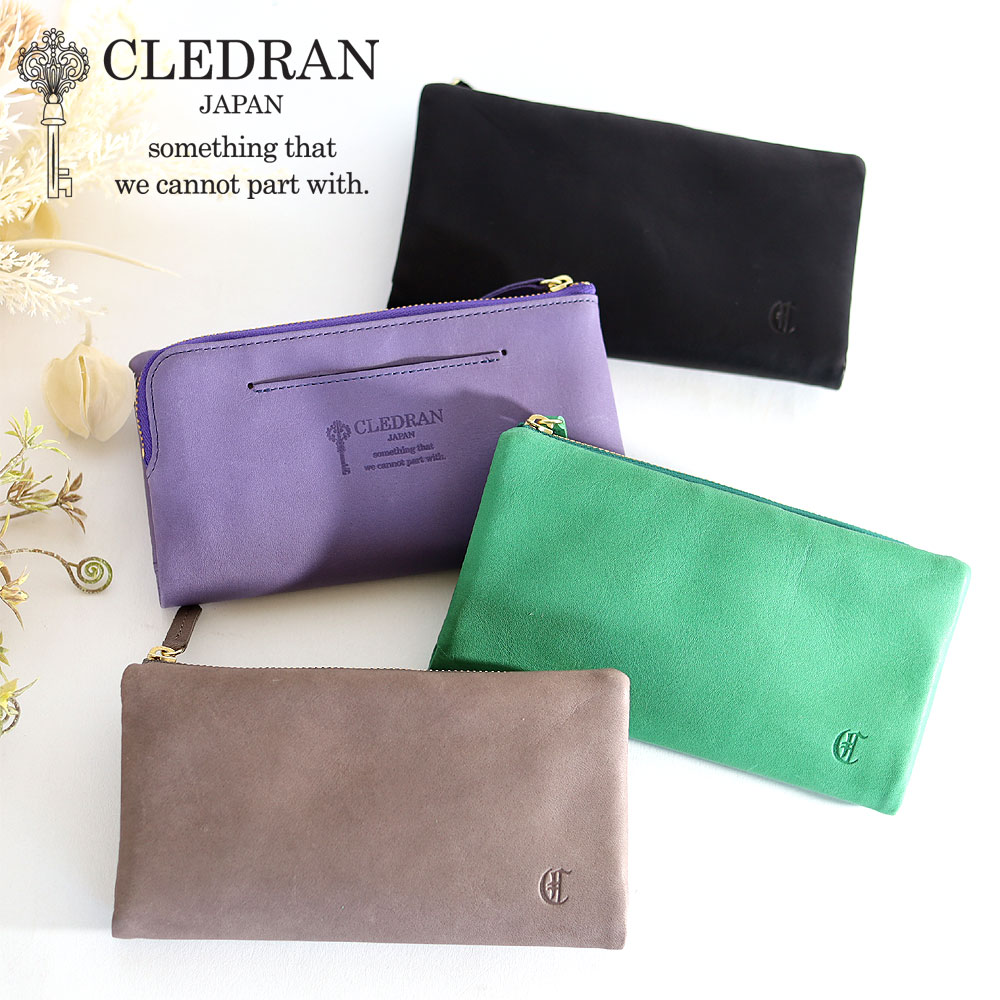 クレドラン 財布 CLEDRAN RON LONG WALLET 長財布 cl3687 akz016 ロン ロングウォレット 日本製 財布 レザー 本革 レディース 正規品 ギフト プレゼント