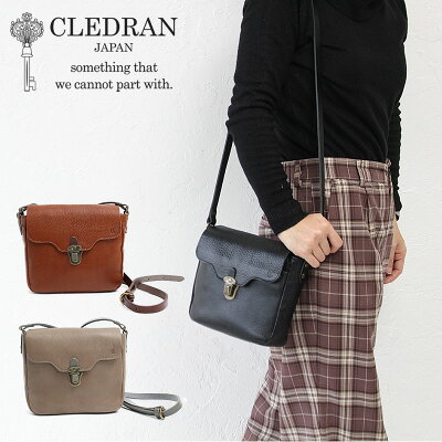 【12月5日限定!最大P32倍】【選べるノベルティ&無料ラッピング可】CLEDRAN クレドラン ショルダーバッグ MATU SHOULDER マチュ ショルダー cl3223 日本製 牛革 本革 レディース メンズ 正規品 ギフト プレゼント