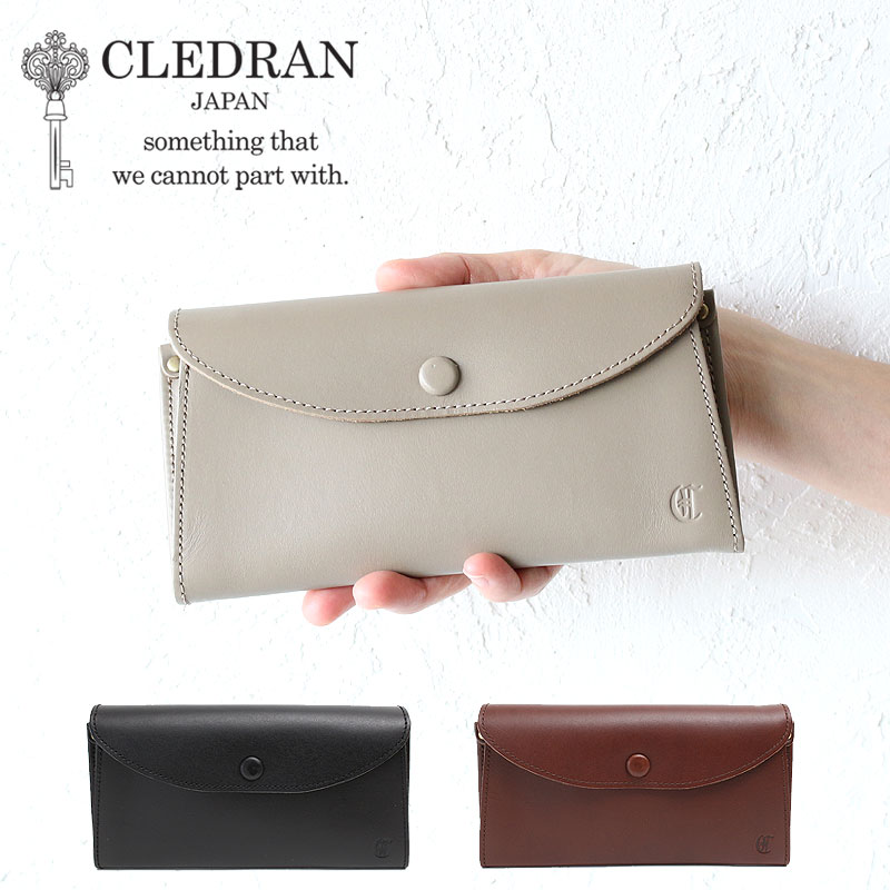 クレドラン 財布 CLEDRAN ENROU POUCH WALLET エンロ 長財布 ロングウォレット cl-3333 cl3333 ポーチ 日本製 レディース 正規品 ギフト プレゼント akz016 akz-ks