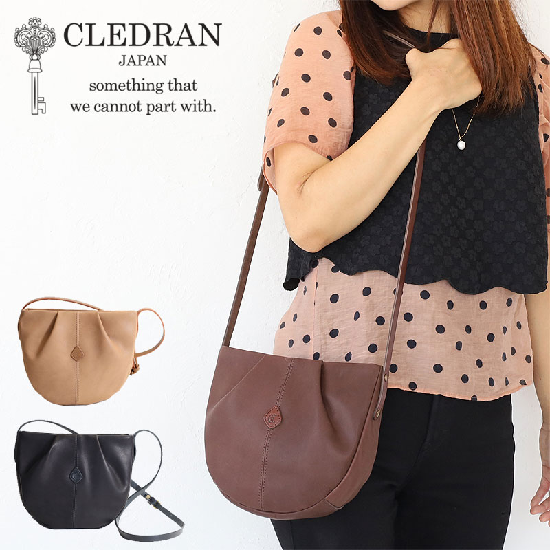 クレドラン バッグ ショルダーバッグ CLEDRAN MELO BALL POCHETTE cl3460 メロ ポシェット 日本製 本革 牛革 レザーショルダー レディース 正規品 ギフト プレゼント akz016 akz-ks