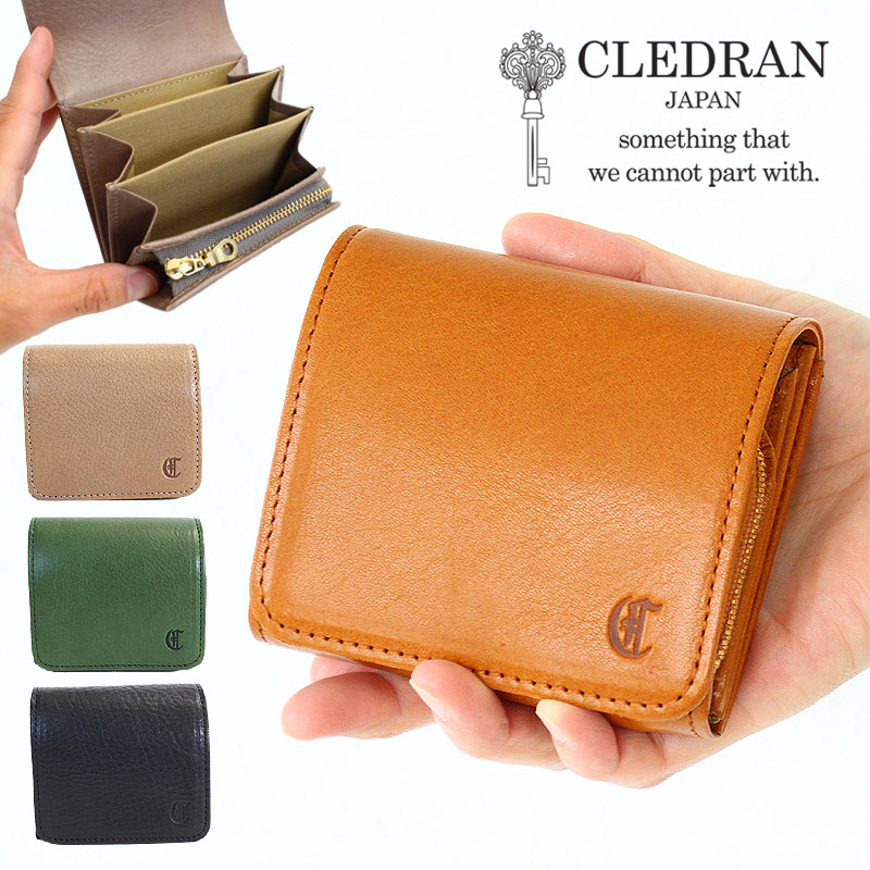 クレドラン 財布 CLEDRAN 折財布 パピ ロングウォレット PAPI STEP WALLET 日本製 cl3464 革 レディース レザー ミニ財布 小さい財布 カードが束で入る 正規品 ギフト プレゼント akz016