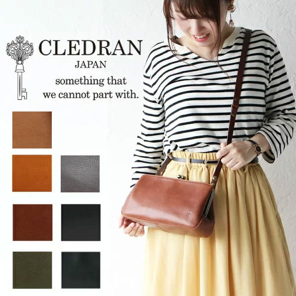 クレドラン ノム 2WAYショルダーバッグ ポシェット CLEDRAN NOM 2WAY POCHETTE M cl2542 日本製 レディース レザーショルダー 正規品 ギフト プレゼント akz016