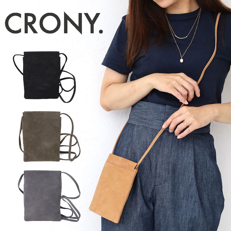 CRONY. クルニー Tatum Smartphone Pouch スマートフォンポーチ ミニポーチ ショルダーバッグ ミニバッグ ミニショルダー スマホバッグ パスケース入れ cr-00038 正規品 プレゼント 父の日