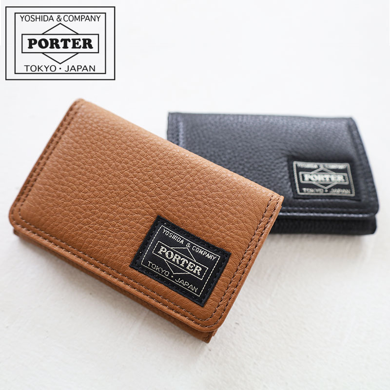 ポーター 名刺入れ ポーター カーム カードケース 041-03127 吉田カバン 小銭入れ メンズ PORTER CALM CARD CASE