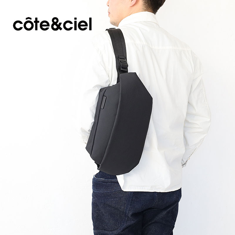 【5月10日限定 最大P46倍】cote ciel コートエシエル バッグ ボディバッグ ウエストバッグ 2way cc-28499 ISARAU ECO YARN スリングバッグ 斜めがけ 正規品 ブランド メンズ レディース ユニセックス UNBY akz044