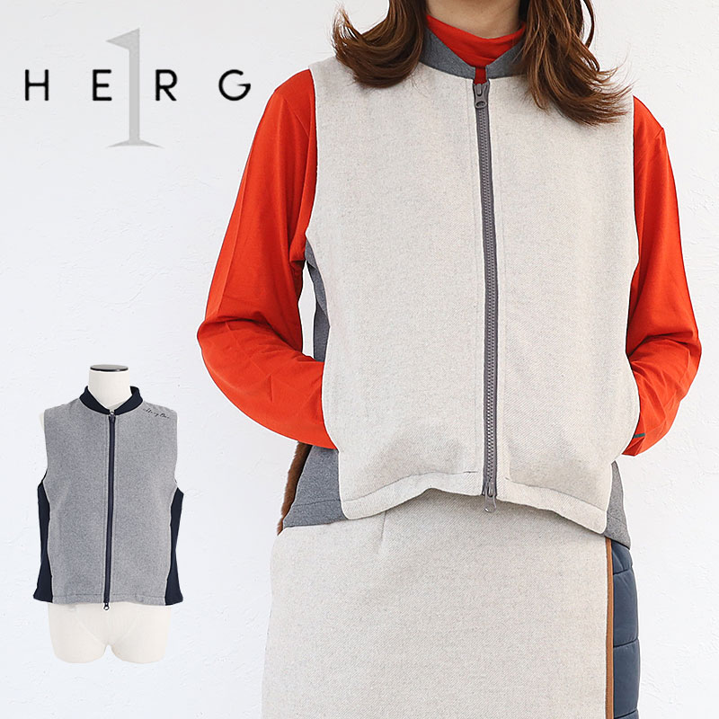 6/1P10ܡܥȥ꡼ǹ4ܡHERG1  륰 WOMENS MULTI FABRIC PADDED VEST ٥ ʥ٥ ɴ ǥ gw23ai22  ѥ