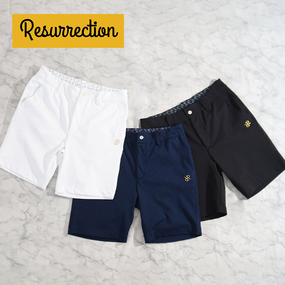 【11/26迄エントリーで19倍確定】セール レザレクション GMジャガードショートパンツ bd12pt44-m ウェア ゴルフ ショートパンツ ボトムス ズボ...