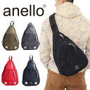 【5/5限定!エントリーで19倍確定】anello URBAN O.D ロゴプリント クロスボディ アネロ アーバン ボディ バッグ ウェスト かばん カバン ...