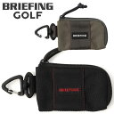 ブリーフィング ゴルフ ラウンド ポーチ BRIEFING GOLF ROUND PURSE TL マルチケーズ ファスナー 小物仕入れ ミニバッグ BRIEFING 正規品 アパレル BRG231G45