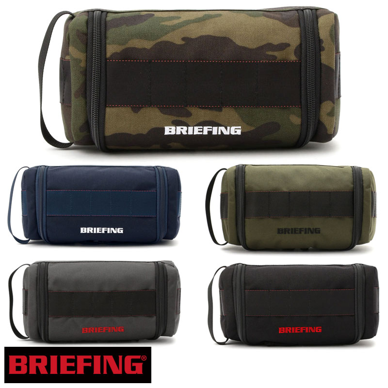 【最大14倍 8/20(土)エントリー&Rカード】ブリーフィング ゴルフ ポーチ ボックスポーチ BRIEFING GOLF BOX POUCH GOLF ボックス型 セカンドバッグ 小物入れ 大きめ BRG191A15 メンズ レディース ブランド 迷彩 ブラック スティール ネイビー 正規品