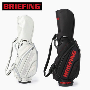 【最大21倍!5/15までエントリー&Rカード】ブリーフィング ゴルフ キャディバッグ BRIEFING GOLF CR-3 #02 9.5型 5分割 47インチ メンズ レディース ブランド 3点式ショルダーベルト付き ツアー プロ モデル ロゴ 無地 正規品 BRG203D09 ブラック 父の日
