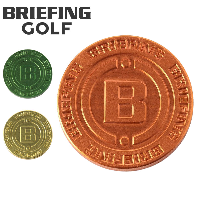 【5/30はP10倍＋エントリーで更に3倍】ブリーフィング ゴルフ アルマイトサークル マーカー BRIEFING GOLF ALUMITE CIRCLE MARKER BRG221G23 ラウンド オレンジ グリーン イエロー メンズ レデ…