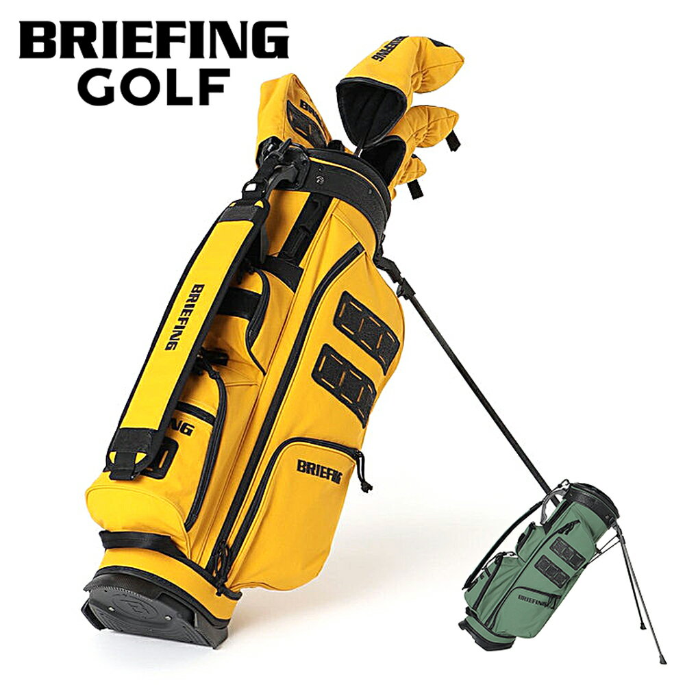 BRIEFING GOLF ブリーフィング ゴルフ キャディバッグ 正規品 DL SERIES キャディ バッグ クラブ ケース 本革 ナイロン メンズ レディ...