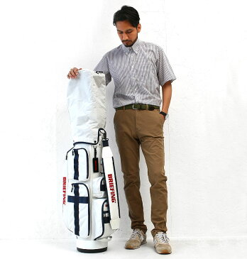 【楽天カードで12倍】ブリーフィング ゴルフ キャディバッグ BRIEFING GOLF CR-6 正規品 レディース メンズ 軽量 ブリーフィングオリジナルモデル BRG191D05 ゴルフバッグ ホワイト ネイビー キャディーバッグ ブランド 正規品