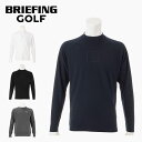 y423:59!őP25{zu[tBO BRIEFING GOLF MENS SIDE LOGO LINE CREWNECK TCh S C N[lbN BRG241M39 Xgb` St v[g Ki