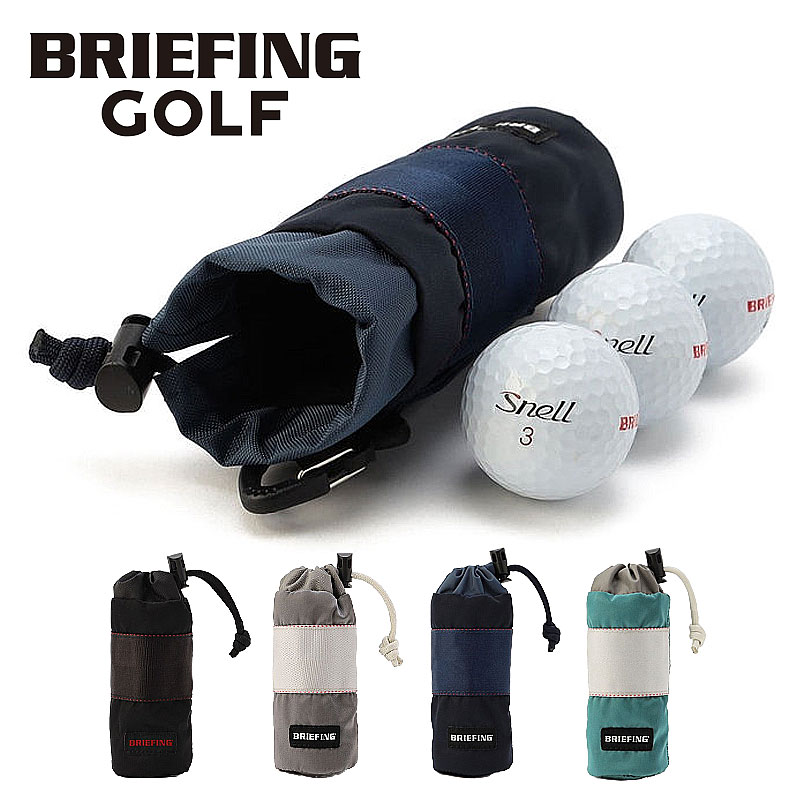 【6/1はP10倍＋エントリーで更に4倍】ブリーフィング ゴルフ ボールケース ボールポーチ ボールホルダー BRIEFING GOLF BALL HOLDER ECO TWILL BRG223G58 正規品 メンズ レディース ブランド おしゃれ 軽量 BGE