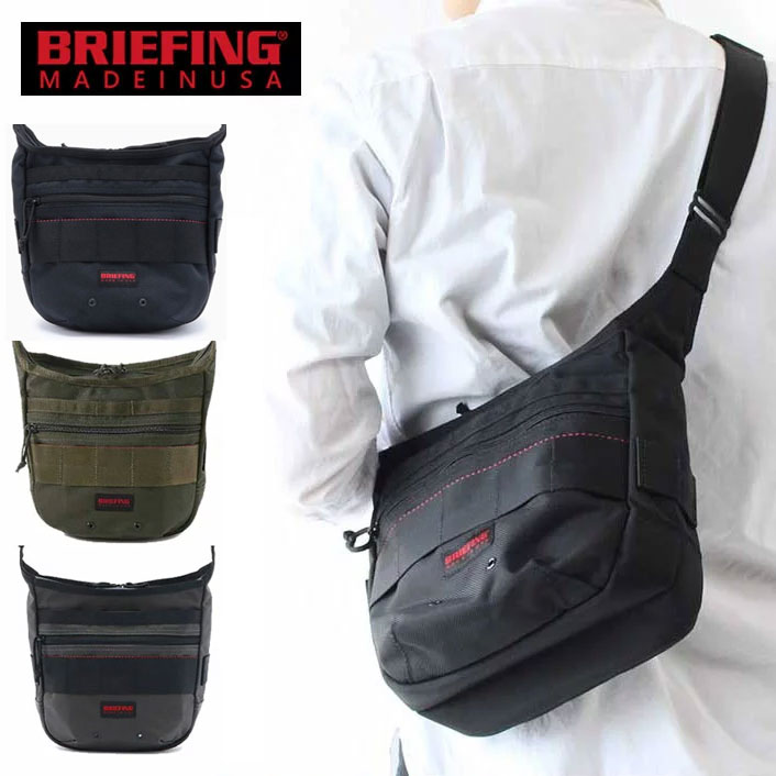 ショルダーバッグ 【6/1はP10倍＋エントリーで更に4倍】BRIEFING BRF105219 DAY TRIPPER BAG S デイトリッパーバッグS BLACK BR033 ブリーフィング BBU Made in USA