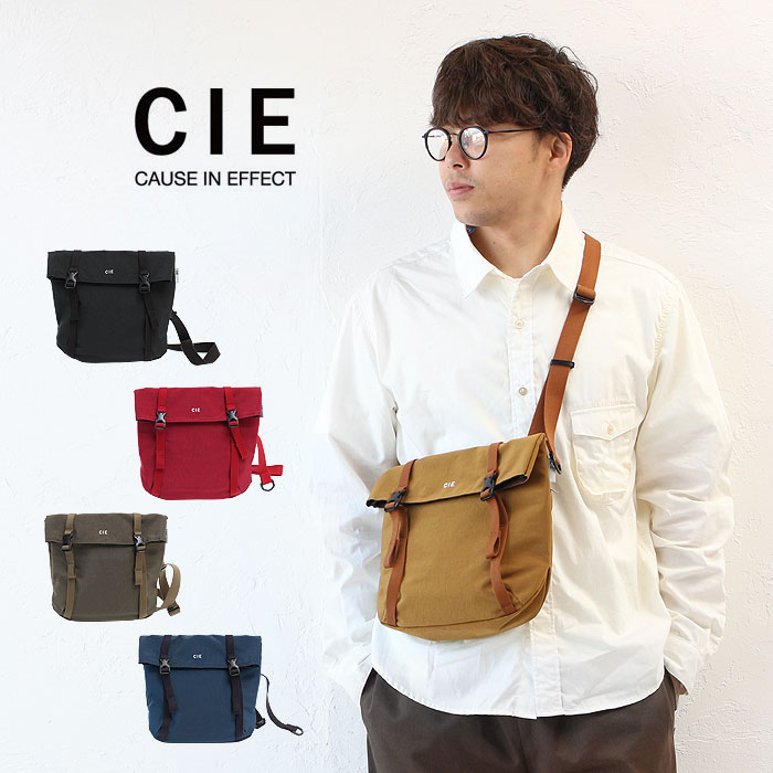 【23日23:59迄!最大P25倍】シー バッグ ショルダーバッグ ショルダー メンズ レディース CIE SHRINK NYLON SHOULDER S シー シュリンク ナイロン ショルダー 021811 正規品 プレゼント おしゃれ