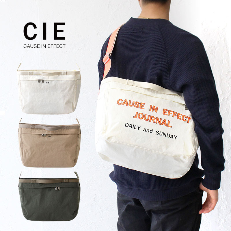 【楽天カードで12倍】シー バッグ ショルダーバッグ 斜め掛け 肩掛け メンズ レディース CIE-NEWS PAPER BAG シー ニュースペーパーバッグ 052010 正規品 プレゼント おしゃれ