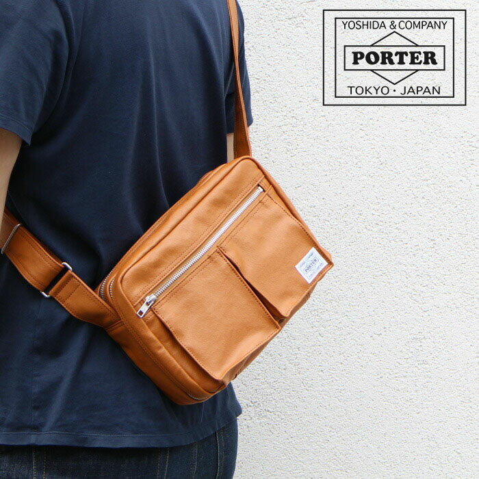 ポーター 革バッグ メンズ ポーター フリースタイル ショルダーバッグ(S) 707-08212 吉田カバン メンズ PORTER ポーター ショルダーバッグ メンズ 革 レディース 斜めがけバッグ 小さい 小さめ レザー ブランド レディース 斜めがけ かっこいい 日本製