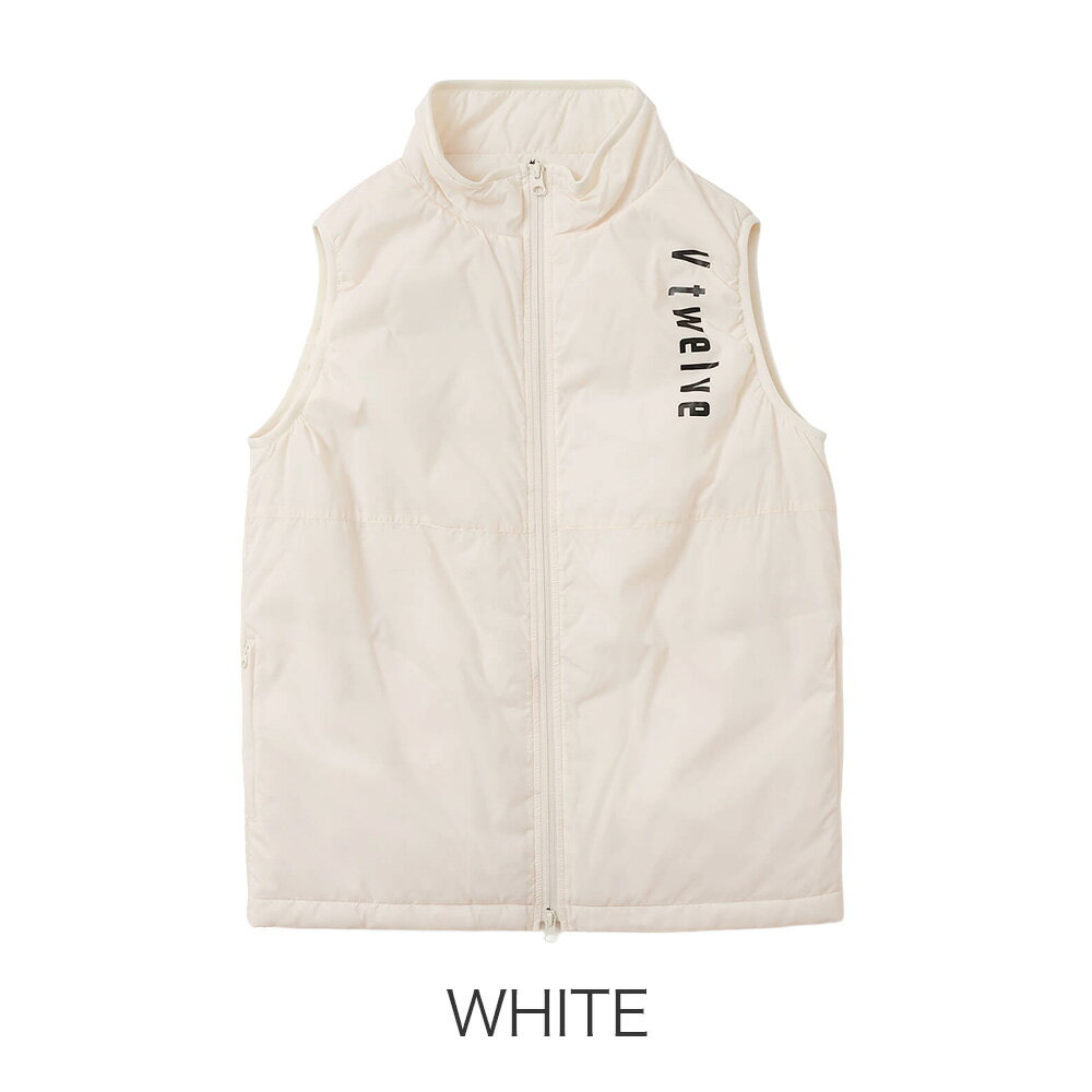 V12 ヴィトゥエルブ ゴルフ アクセサリー FLUFFY VEST v122520-jk07 メンズ 防寒 アウトドア 撥水 軽量 ゴルフウェア メンズウェア 保温 スポーツ ウェア ベスト メンズウエア ナイロンタフタ