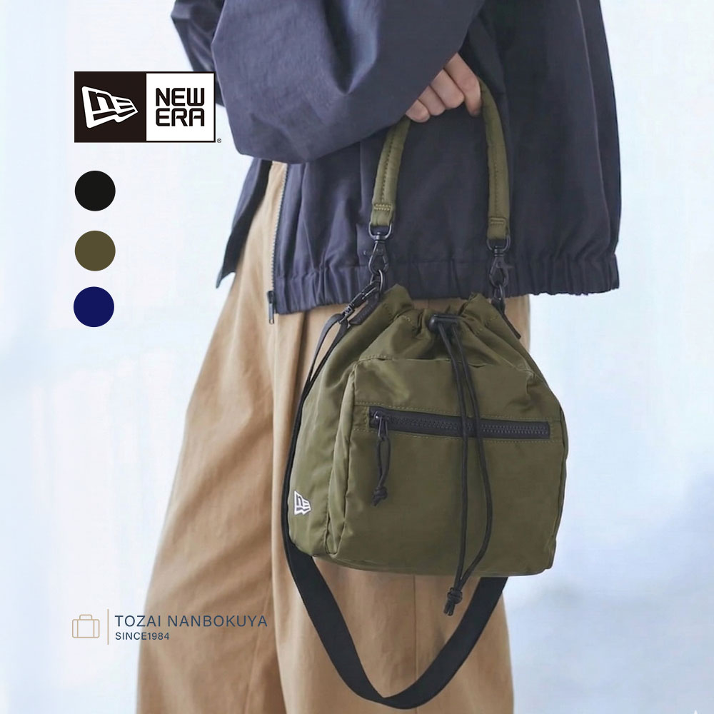 NEW ERA ニューエラ Drawstring Pouch ドローストリングポーチ ショルダーバッグ ミニショルダー 巾着バッグ ユニセックス レディース メンズ オールシーズン お出かけ 3L 軽量 コンパクト