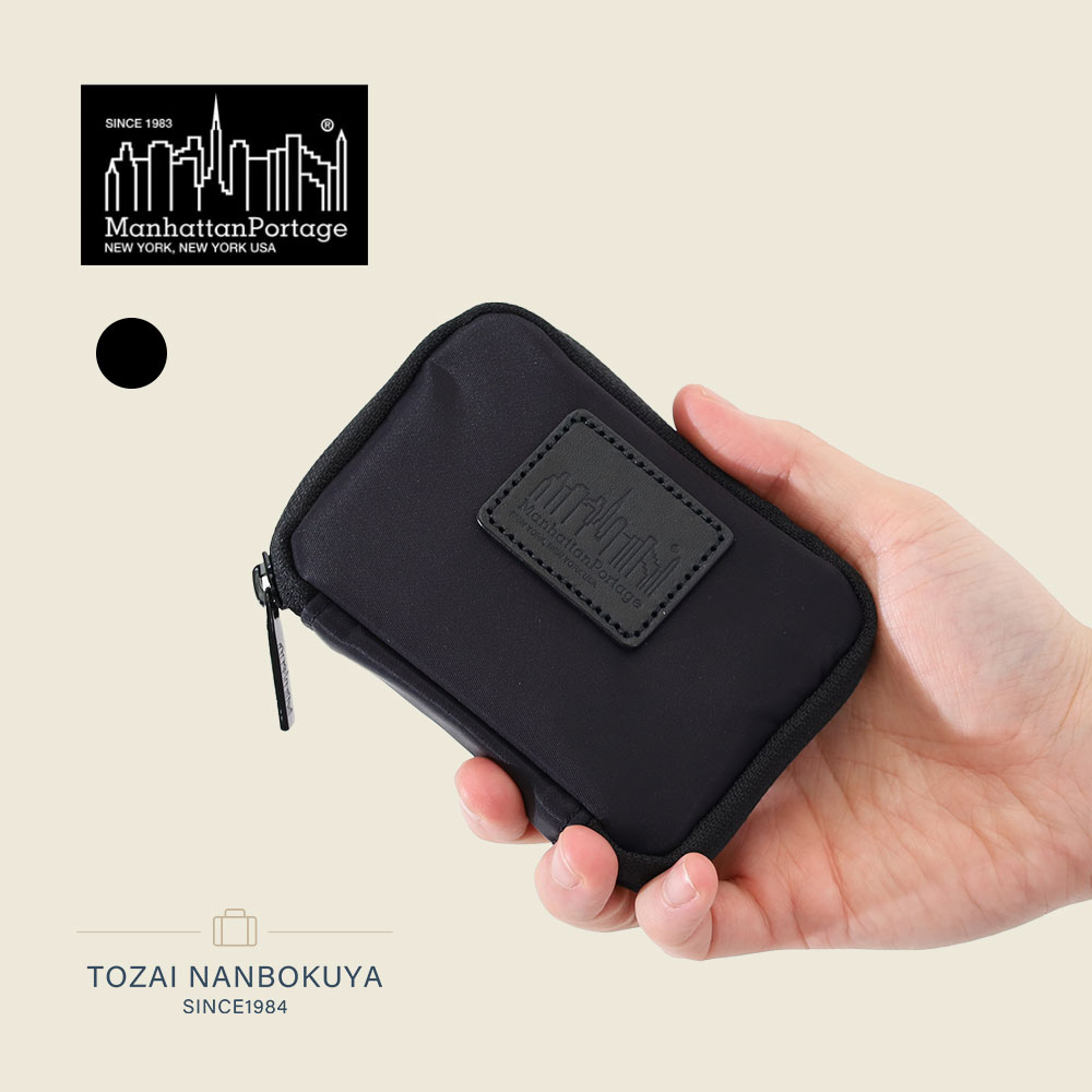 Rakuten - Manhattan Portage マンハッタンポーテージ Black Label ブラックレーベル キーケース キーリング SMITH KEY CASE TWILL mp1035twlbl メンズ レディース ギフト 高級感 ラウンドファスナー 軽量 コンパクト