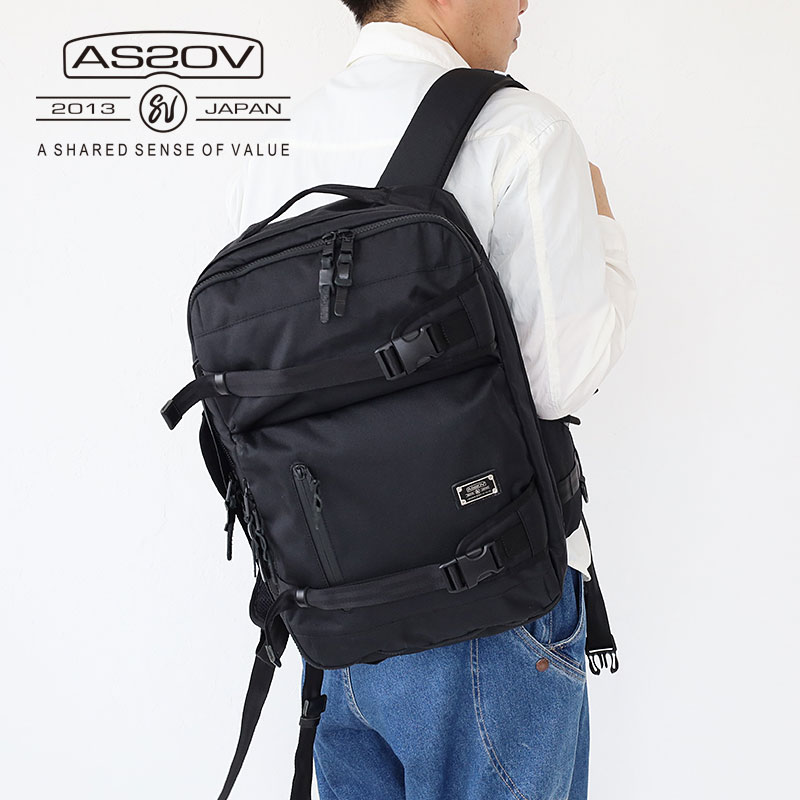 アッソブ リュック メンズ 【5月10日限定!最大P46倍】AS2OV アッソブ バッグ CORDURA DOBBY 305D 3WAY BACK PACK S バックパック ショルダーバッグ 061405 ユニセックス メンズ レディース UNBY akz044