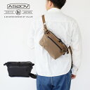 【4月18日限定!最大P37倍】AS2OV アッソブ バッグ WATER PROOF CORDURA 305D FANNY PACK ファニーパック ショルダーバッグ 141607 ウォータープルーフ ユニセックス メンズ レディース 撥水 防水 軽量 UNBY akz044