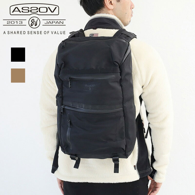 アッソブ リュック メンズ 【5月10日限定!最大P46倍】AS2OV アッソブ バッグ WATER PROOF CORDURA 305D ROUND ZIP BACKPACK バックパック リュックサック PC収納 141612 ユニセックス メンズ レディース UNBY akz044