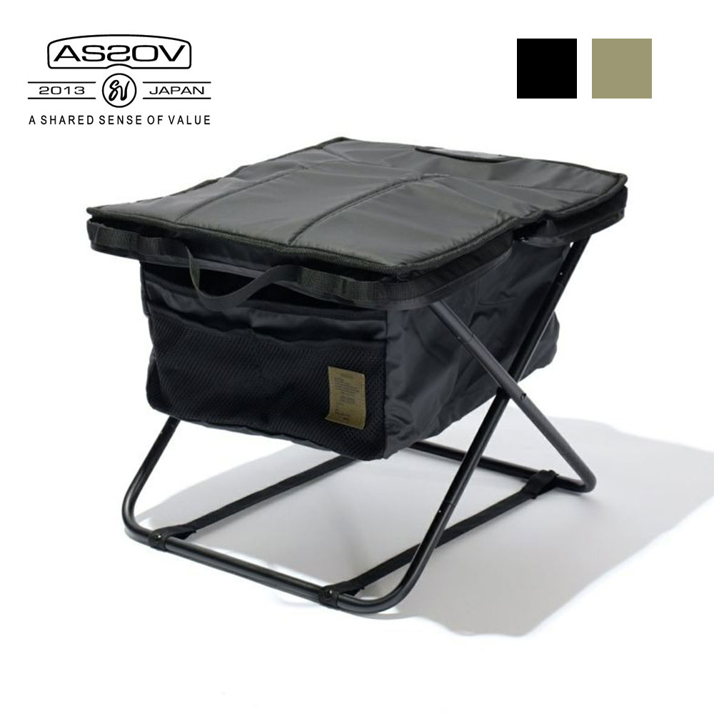 予約商品 AS2OV アッソブ アウトドア NYLON POLYCARBONATE MULTI OTTOMAN マルチオットマン 392300 キャンプ キャンプグッズ チェア UNBY akz044のサムネイル