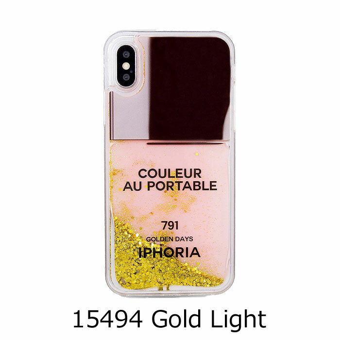 【セール30%OFF】アイフォリア IPHORIA iPhoneX iPhoneXS iphoneケース グリッター キラキラ 動く 液体 流れる ラメ リキッド アイホリア 光る 蓄光 可愛い リキッドケース モバイルケース スマホケース アイフォンケース 15484 15486 ネイル マニキュア ハンドクリーム