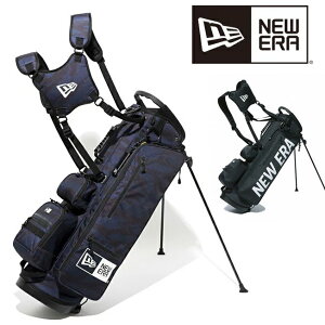 ニューエラ ゴルフ キャディバッグ NEW ERA GOLF キャディーバッグ スタンド スタンド式 ショルダー 9型 48インチ 送料無料 11404363 11901502 タイガーカモフラージュ 迷彩 ネイビー 正規品 軽量 メンズ ゴルフバック 人気