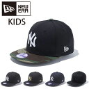 ニューエラ キャップ キッズ Youth 9FIFTY ベースボールキャップ MLB NEW ERA ニューヨーク ヤンキース CAP 帽子 フラットバイザー 13565784 13565785 13565782 13565783 正規品 プレゼント