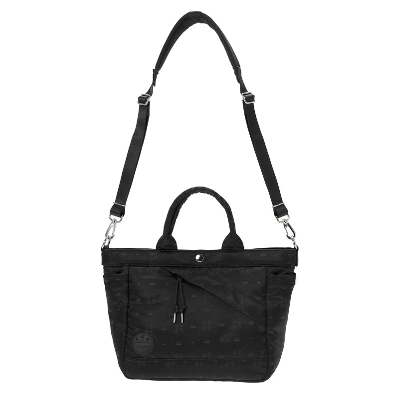 カバンの店 東西南北屋のPOTR モノグラム 2WAYトートバッグ 998-05482 MONOGRAM 2WAY TOTE BAG トート ショルダートート ミニトート ハンドバッグ ナイロン 肩掛け 斜め掛け 手持ち 旅行 おしゃれ トラベル メンズ レディース シンプル 軽い 軽量 日本製 ブランド 吉田カバン 吉田かばん｜アングル3