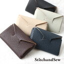 【8日23:59迄!最大P25倍】ステッチアンドソー カードケース カードホルダー レザーカードケース カウレザー StitchandSew Card Case EWC101 スティッチアンドソー ヌメ革 本革 牛革 メンズ レ…