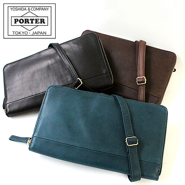 ポーター ワイズ 2WAYトラベルウォレット 341-01317 吉田カバン 財布 メンズ PORTER