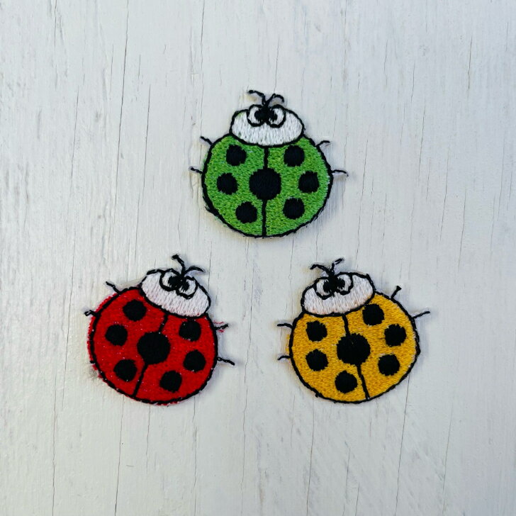 楽天市場】てんとう虫 刺繍の通販