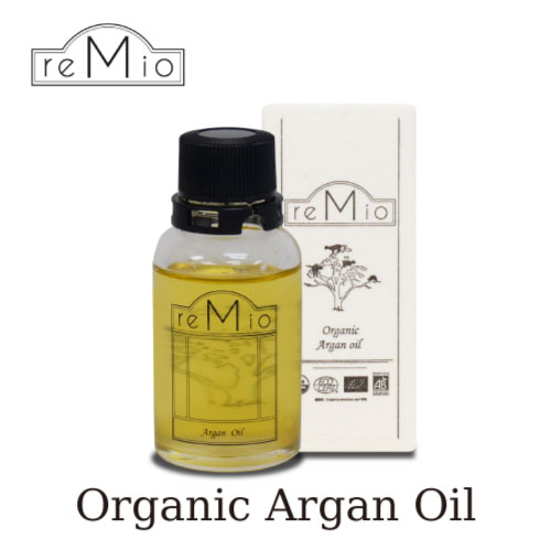 【ポイント11倍】remio オーガニックアルガンオイル 30ml｜レミオ｜Organic Argan Oil｜美容オイル｜クレンジング｜スキンケア｜化粧用油｜アルガン種子｜植物オイル｜オーガニックオイル