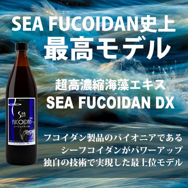 ★送料無料★シーフコイダンDX900ml×2本セット｜フコイダン 無添加トンガ産モズク/チリ産ダービリアコンブ使用・低分子化フコイダン（海藻ドリンク）/HORIUCHI FUCOIDAN ｜ フコダイン fucoidan 国産 日本製