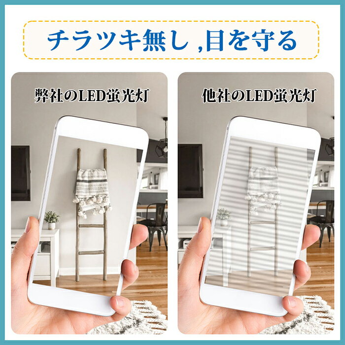 LED蛍光灯20W形60cm直管グロー式工事不要ガラス飛散防止G13広い照射角320度昼白色6000K1100LM全光束直管蛍光灯天井LED蛍光灯器具ベースライト施設照明店舗照明LED照明エコ省エネトイレ玄関廊下脱衣所クローゼット低発熱量耐高温即点灯