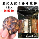 入荷しました! 黒にんにくみそ煎餅 5袋入 無添加 せんべい 賞味期限25.8.31 送料無料 青森県産 にんにく 訳あり 黒にんにく 山香煎餅本舗 国内産 お...