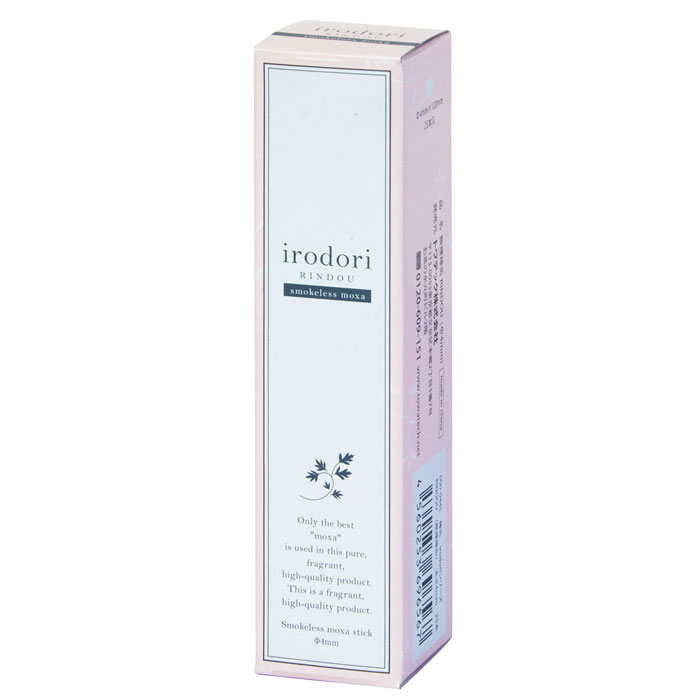 irodori 炭化棒灸（S）　RINDOU　無煙棒灸　太さ4mm　25本 トワテック　棒灸　煙が少ない　炭化もぐさ　お灸　温活　肩こり　セルフケア　妊活　リラックス　むくみ　冷えのサムネイル