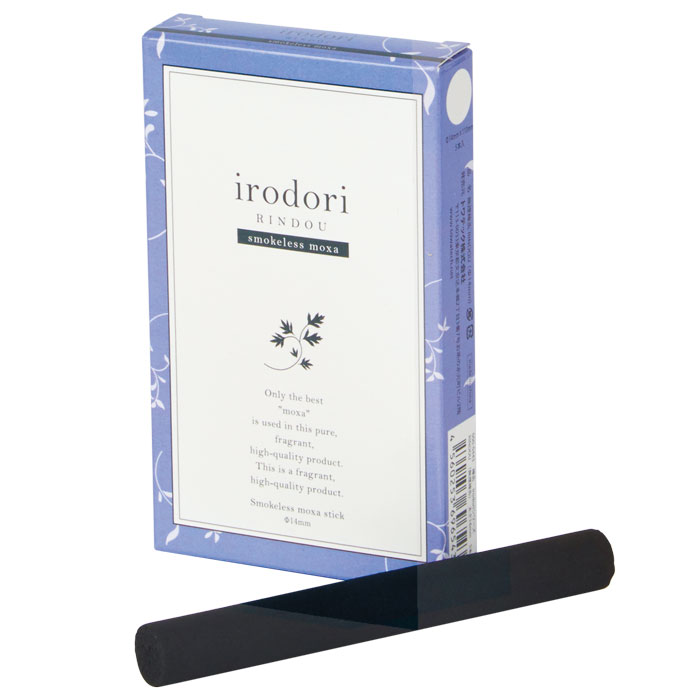 棒灸　irodoriシリーズ　RINDOU　（無煙棒灸）　太さ14mm　5本 トワテック 煙が少ない　炭化もぐさ お灸　温活　肩こり　セルフケア　妊活　リラックス　むくみ　冷え　ペット　犬　猫　シニア　煙が出ない【メール便送料無料】のサムネイル