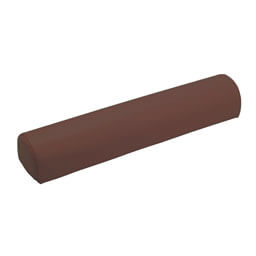 【NEW】TW足置きクッション　チョコレート(幅67.5cm×奥行13cm×高さ11cm) ボルスター トワテック