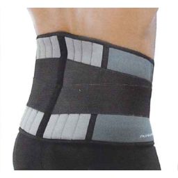 バックサポートステーブル XL 黒×グレー 丸光産業