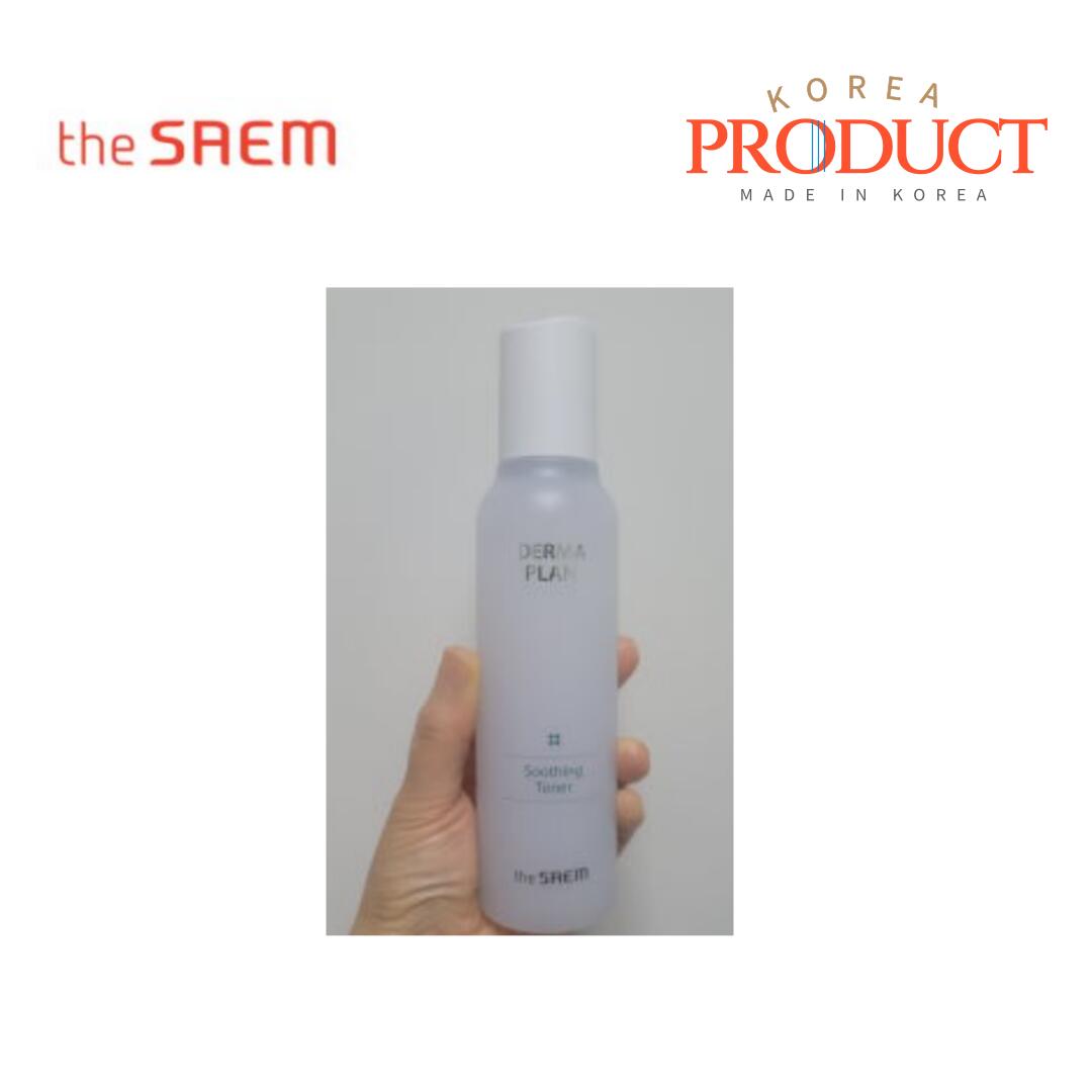 【THE SAEM】【送料無料】ダーマプラン スージング トナー 155ml 敏感肌 保湿 化粧水 韓国コスメ 低刺激 乾燥肌 肌荒れケア(4.0)